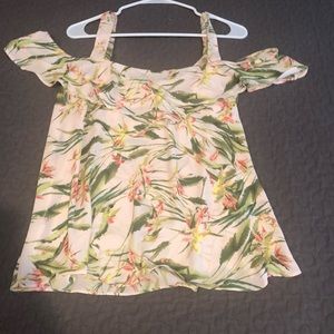 Tropical Open Shoulder violet Claire size medium